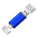 1️⃣2️⃣8️⃣💾NOVÝ Modrý 128 GB FLASH DISK - spojenie s USB-C aj USB-A📊🚀 - Elektro
