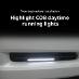 2ks sada univerzálnych LED COB pásikov do auta BIELA - Osvetlenie pre osobné vozidlá