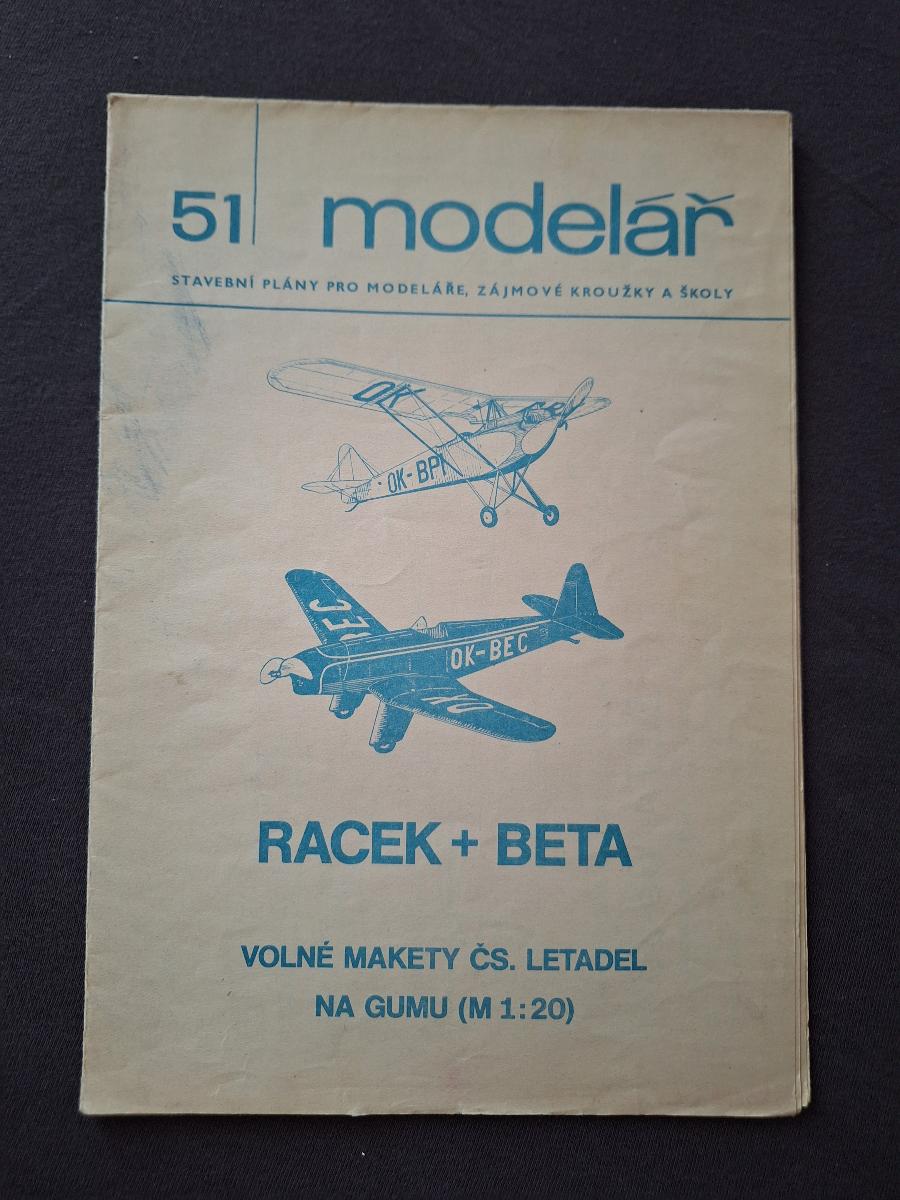 Modelár 51 - Čajka + Beta - Zberateľstvo
