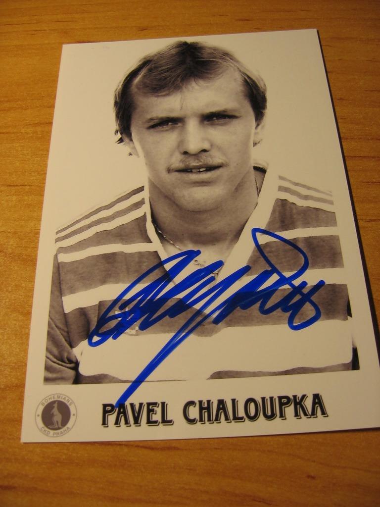Pavel Chaloupka - Bohemians Praha - orig. autogram - Ostatné zberateľské predmety