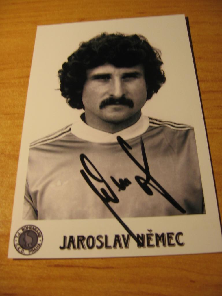 Jaroslav Nemec - Bohemians Praha - orig. autogram - Ostatné zberateľské predmety