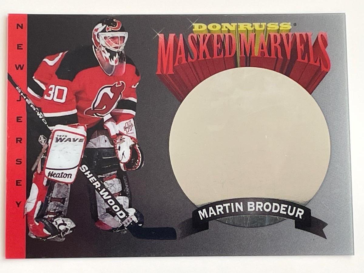 1994-95 Donruss Masked Marvels Martin Brodeur - Devils - Hokejové karty