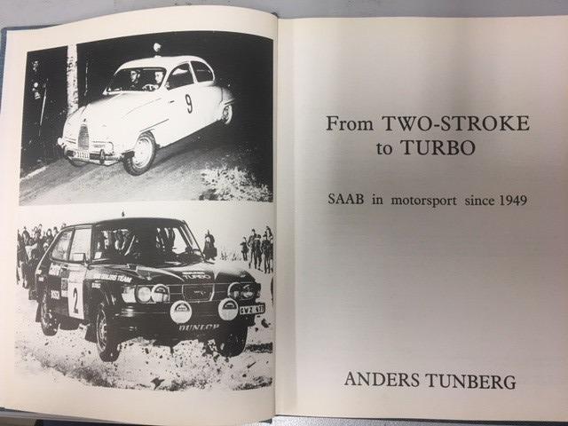 SAAB kniha o histórii v automobilových súťažiach - Motoristická literatúra