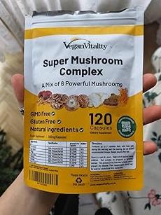 VeganVitality - Komplexný hubový doplnok, 120 kapsúl - Lekáreň a zdravie