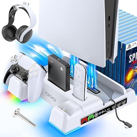 Nabíjecí chladící  stanice pro konzoli Playstation 5  - Počítače a hry