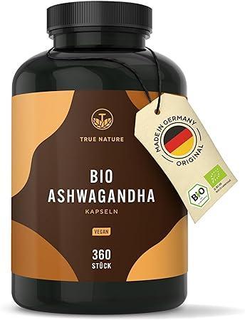 True Nature - Bio Ashwagandha, 360 kapsúl