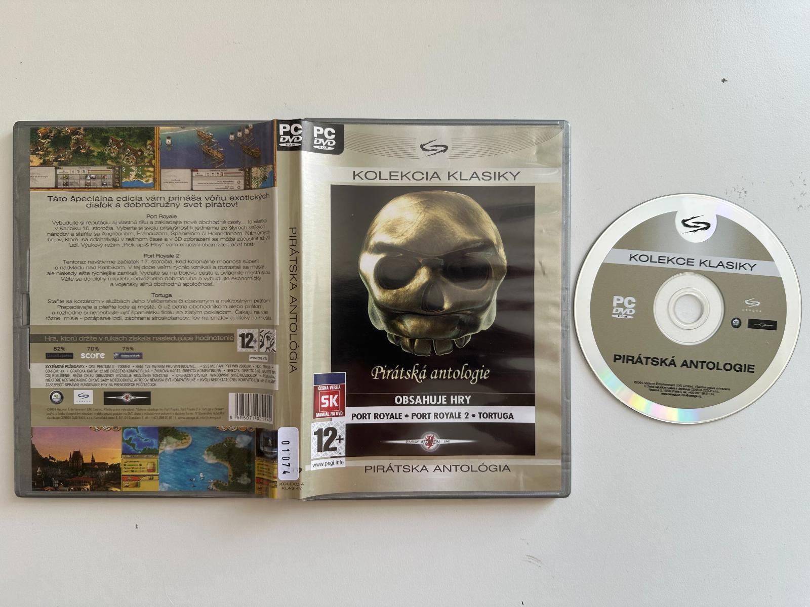 PC hra Pirátska Antológia - SK - Port Royale 1 + 2, Tortuga #01074 - Hry