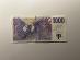 1000 Kč € s výročnou prítlačou 2023 série R69 Stav UNC - Bankovky