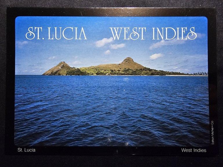 Svätá Lucia, ostrov Pigeon - Pohľadnice