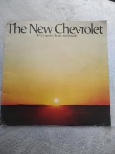 Prospekt Chevrolet 1977 Caprice a Impala - original