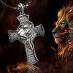 Prívesok - kríž s hlavou Leva - Šperky
