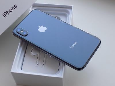 APPLE iPhone X 64GB Space Grey - ZÁRUKA 12 MESIACOV - 100% BATÉRIE