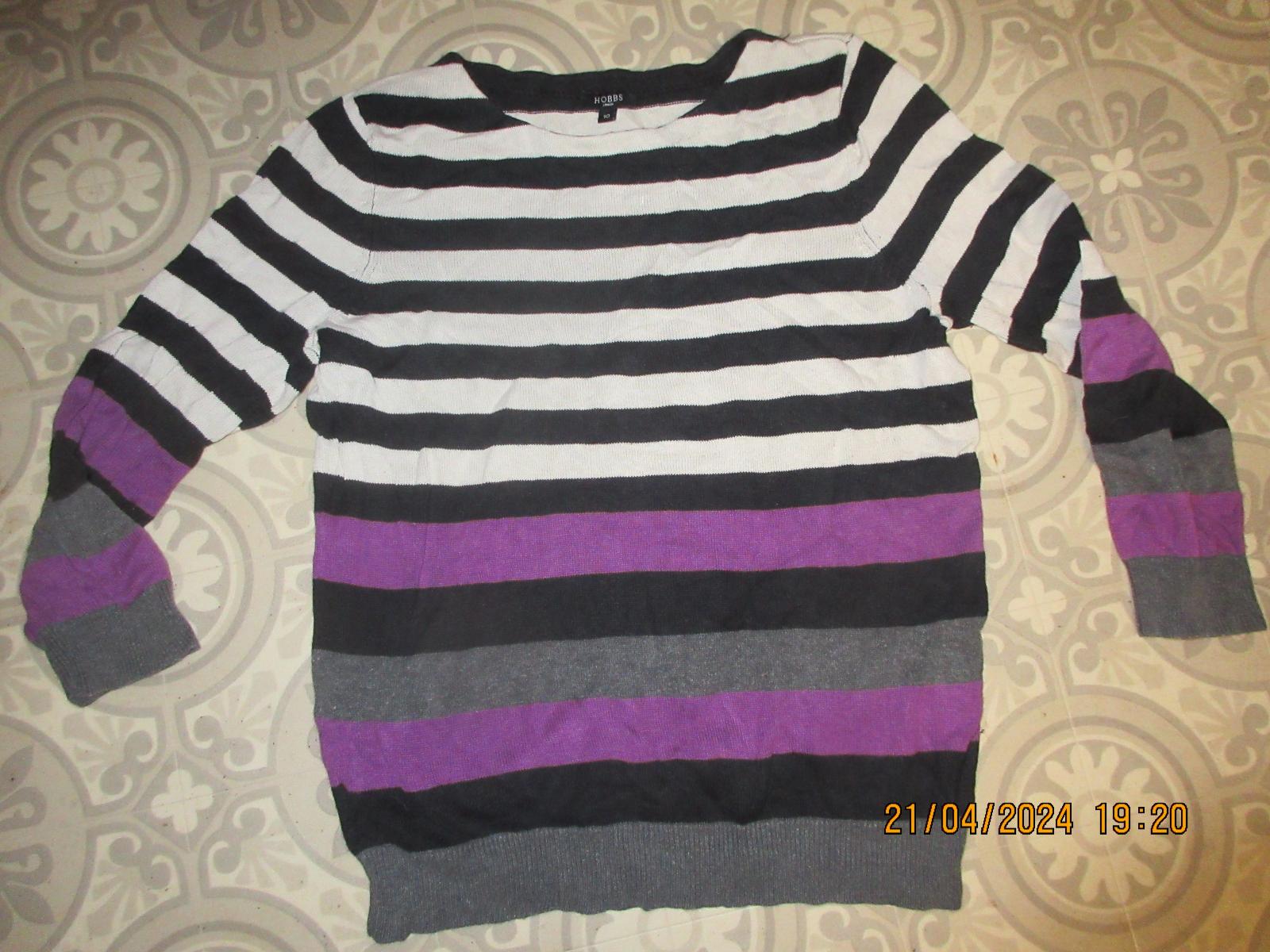 sveter tričko XS-S pruhy - Dámske oblečenie