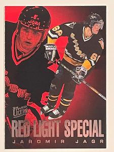 1995-96 Fleer Ultra Hockey Jaromir Jager Red Light Special 4