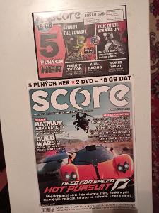 Časopis, Score, č. 201 s DVD, pekný stav