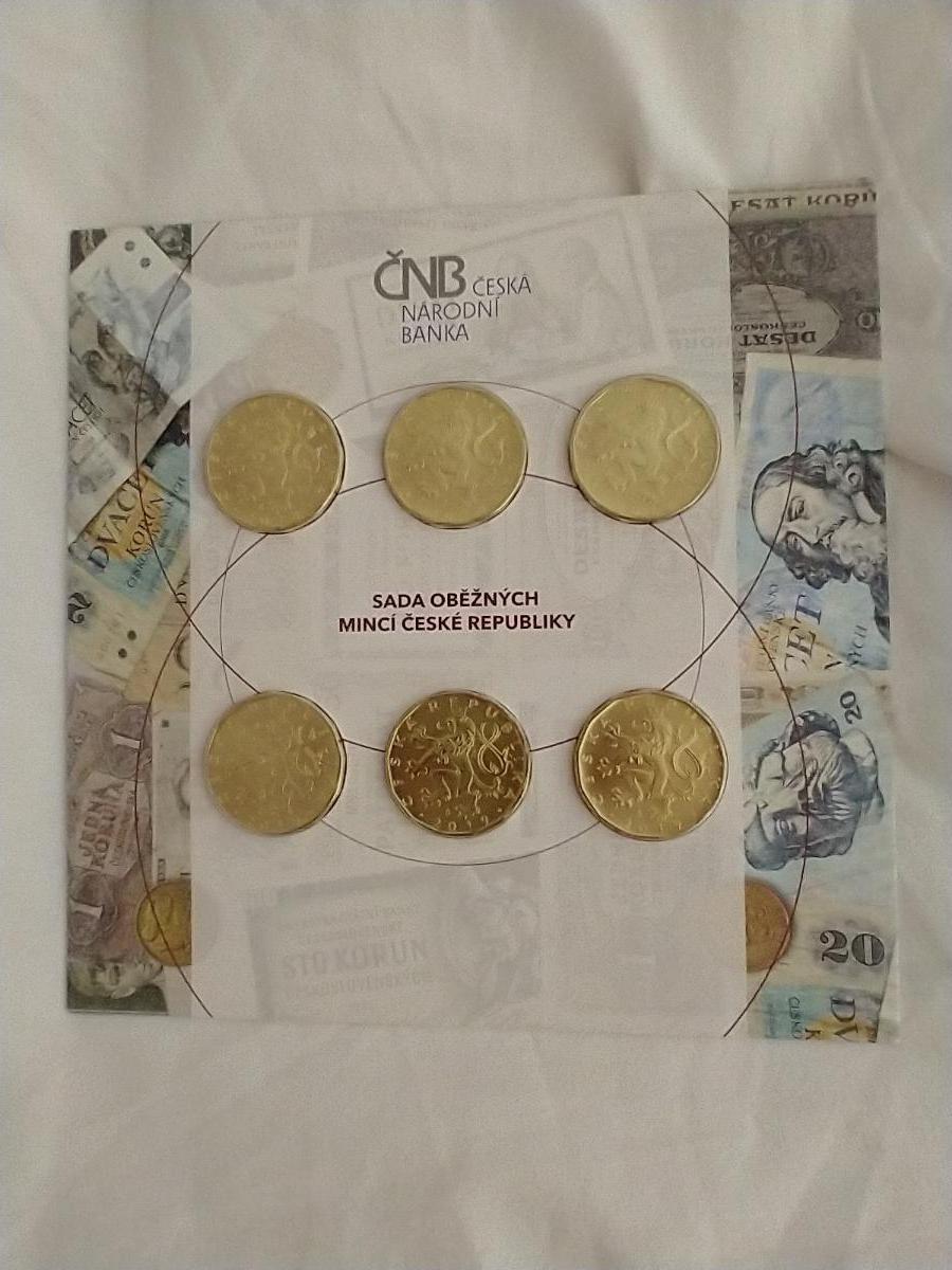 Sada obežných mincí ČR (2018-2019) - 6x20 Kč - Numizmatika
