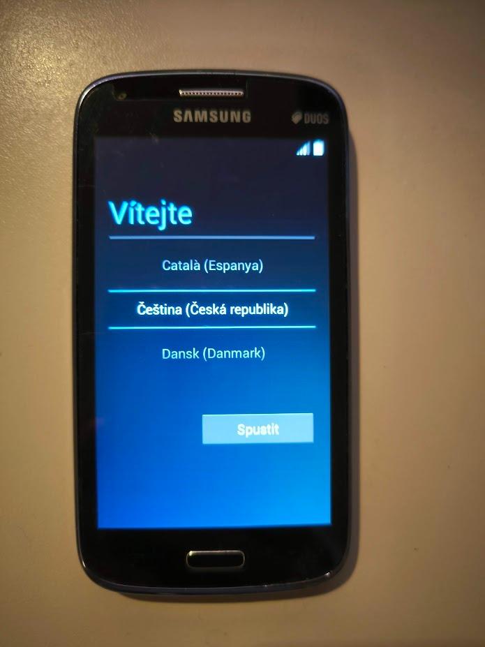 Samsung Galaxy Core Duos (i8262), modrý, CYANOGENMOD OS - Mobily a smart elektronika