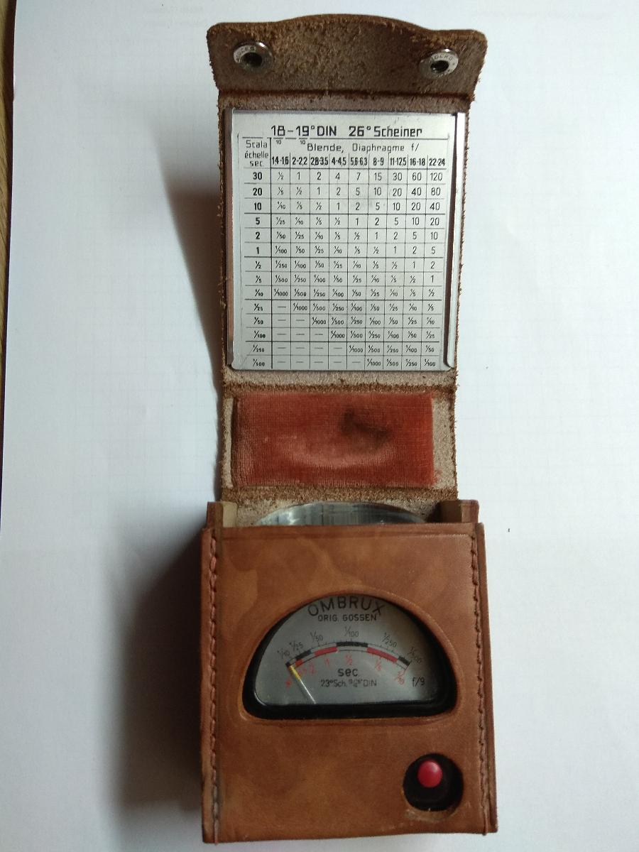 Ombrux original Gossen r. 1935, expozimeter, foto - Foto