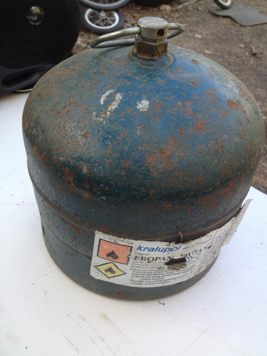Tlaková fľaša - bomba na propán bután 2 kg - Záhradný nábytok, grily