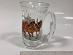 krásny sklenený korbel v tvare trúbky rohu - Original Bierzug koňa - Nápojový priemysel