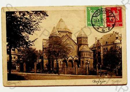 Nemecko - Chemnitz (Saská Kamenica) - SYNAGOGA - Pohľadnice