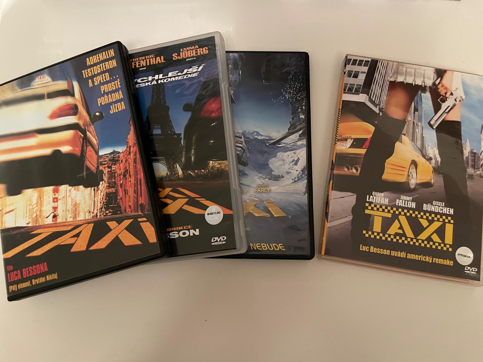 DVD trilógia Taxi + remake USA (Luc Besson) - Film