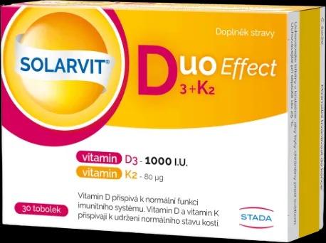 Solarvit DuoEffect D3+K2 30 kapsúl, exp 1/2024 - Lekáreň a zdravie