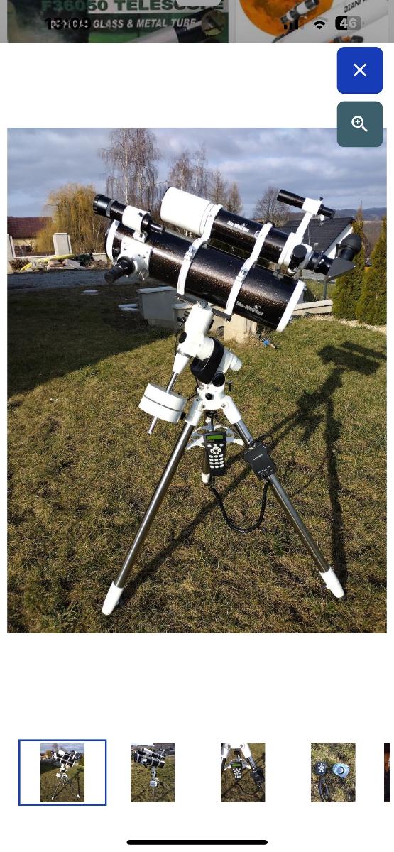 Astronomický ďalekohľad Skywatcher - Foto