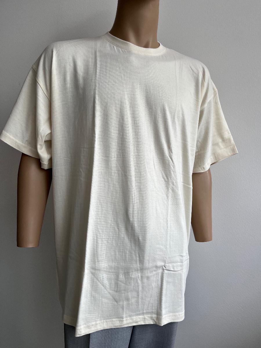 Tričko pánske B&C 190 XXL natural - Pánske oblečenie