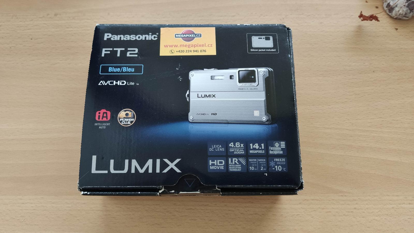 Panasonic LUMIX DMC-FT2 originálne príslušenstvo a 8GB sdhc karta - Foto