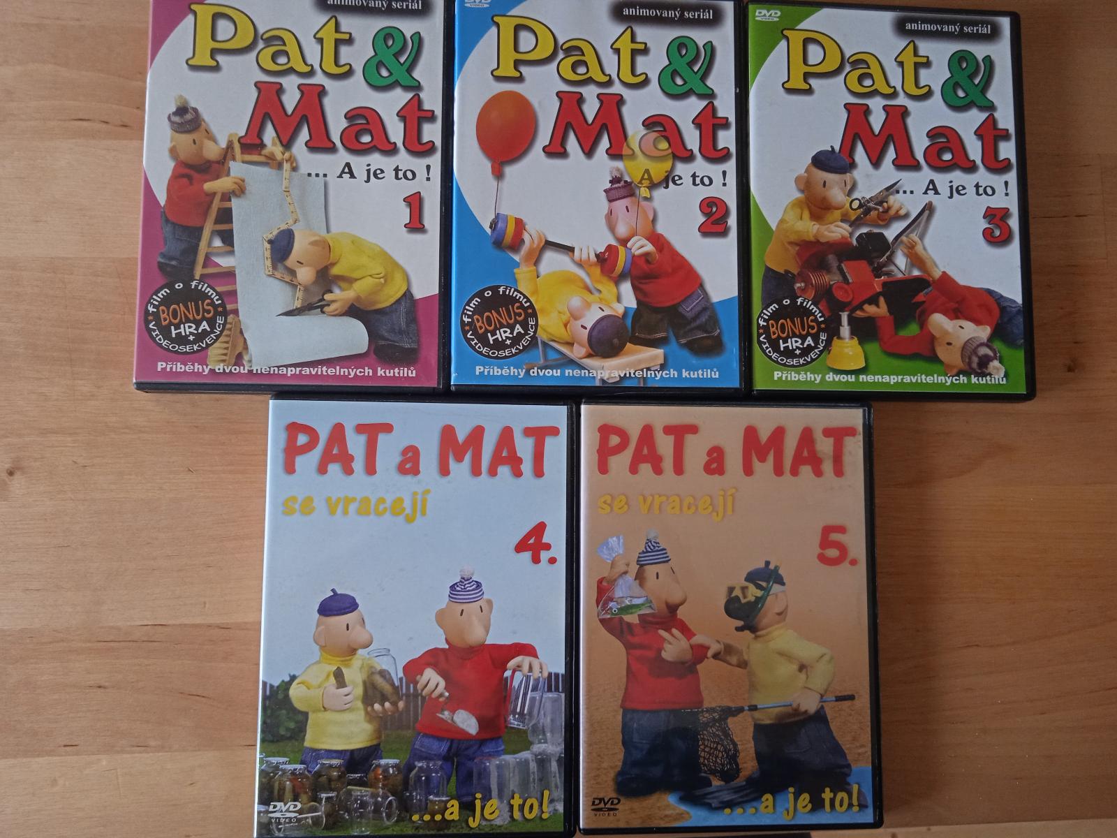 DVD kolekcia Pat a Mat 1-5 (PLAST) - Film