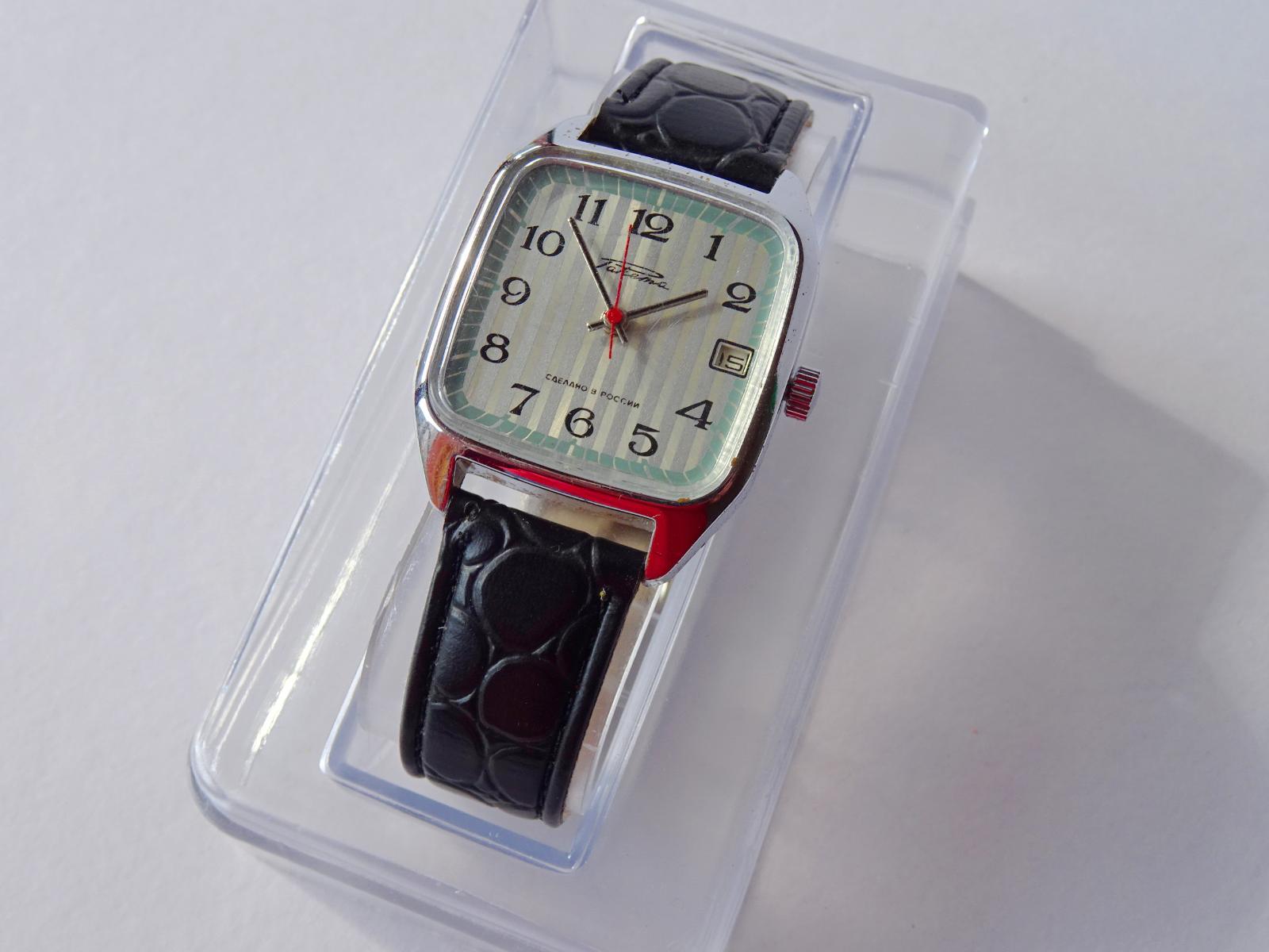 Náramkové hodinky pánske Raketa, vintage 1980 - Starožitnosti