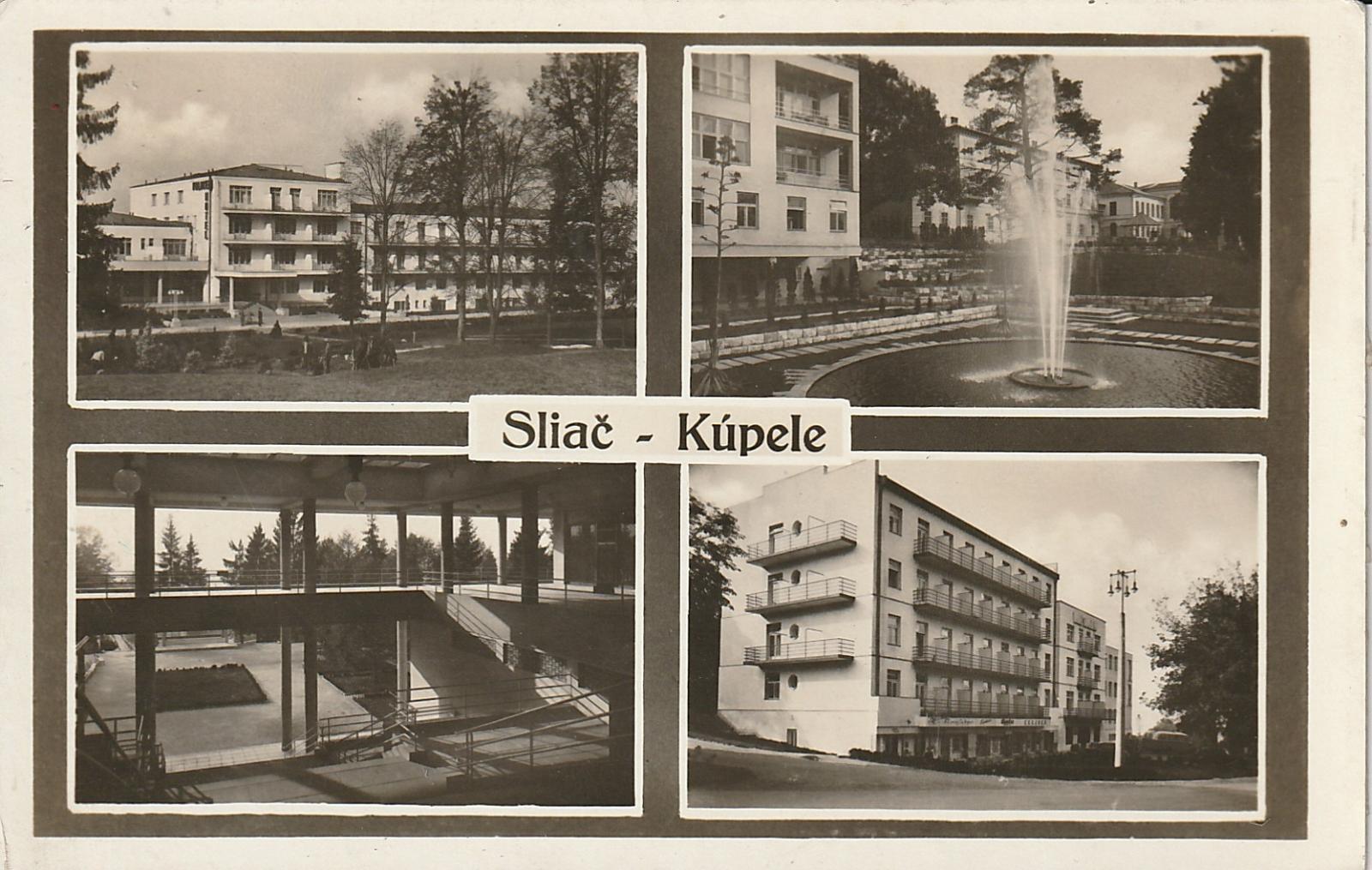 SLIAČ-Kúpeľa - Pohľadnice miestopis