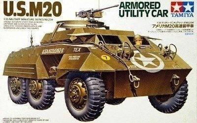 1/35 M20 utiliti car - Tamiya + lepty Eduard - rozostavený model - Modely vojenských vozidiel