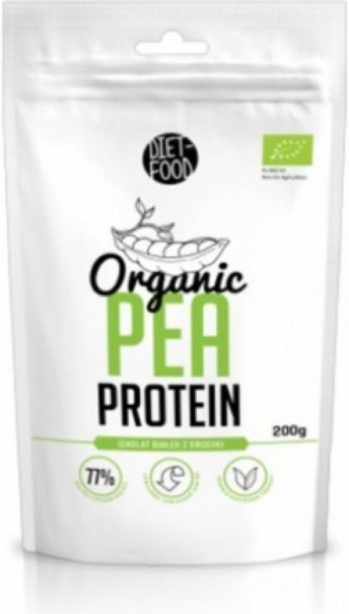 Diet Food Organic Pea Proteín 200 g, 83% proteínu, exp 11/2023 - Šport a turistika