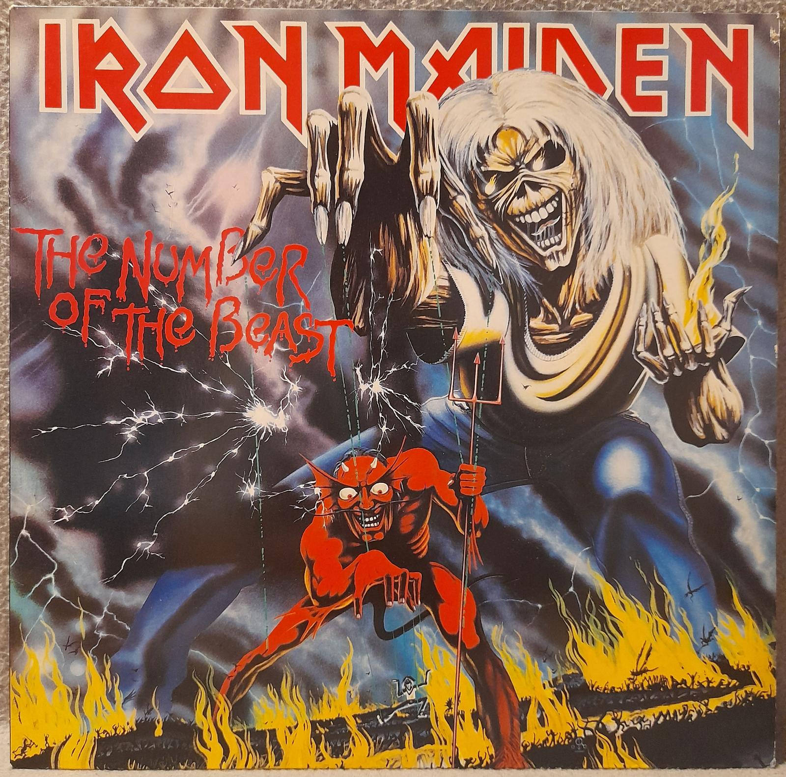 LP Iron Maiden - The Number Of The Beast, 1982 EX - LP / Vinylové dosky