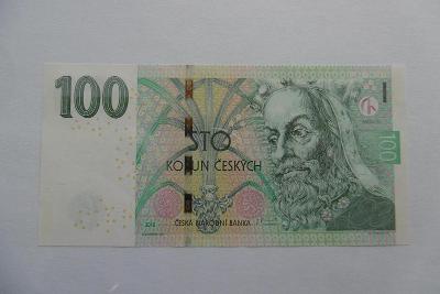 Bankovka 100,- Kč, (UNC) - séria Y 27