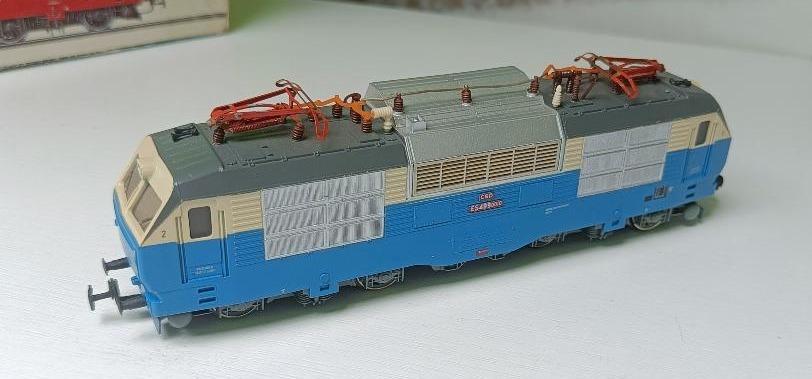 Lokomotíva ČSD H0 Piko modrá+obal - Modelové železnice