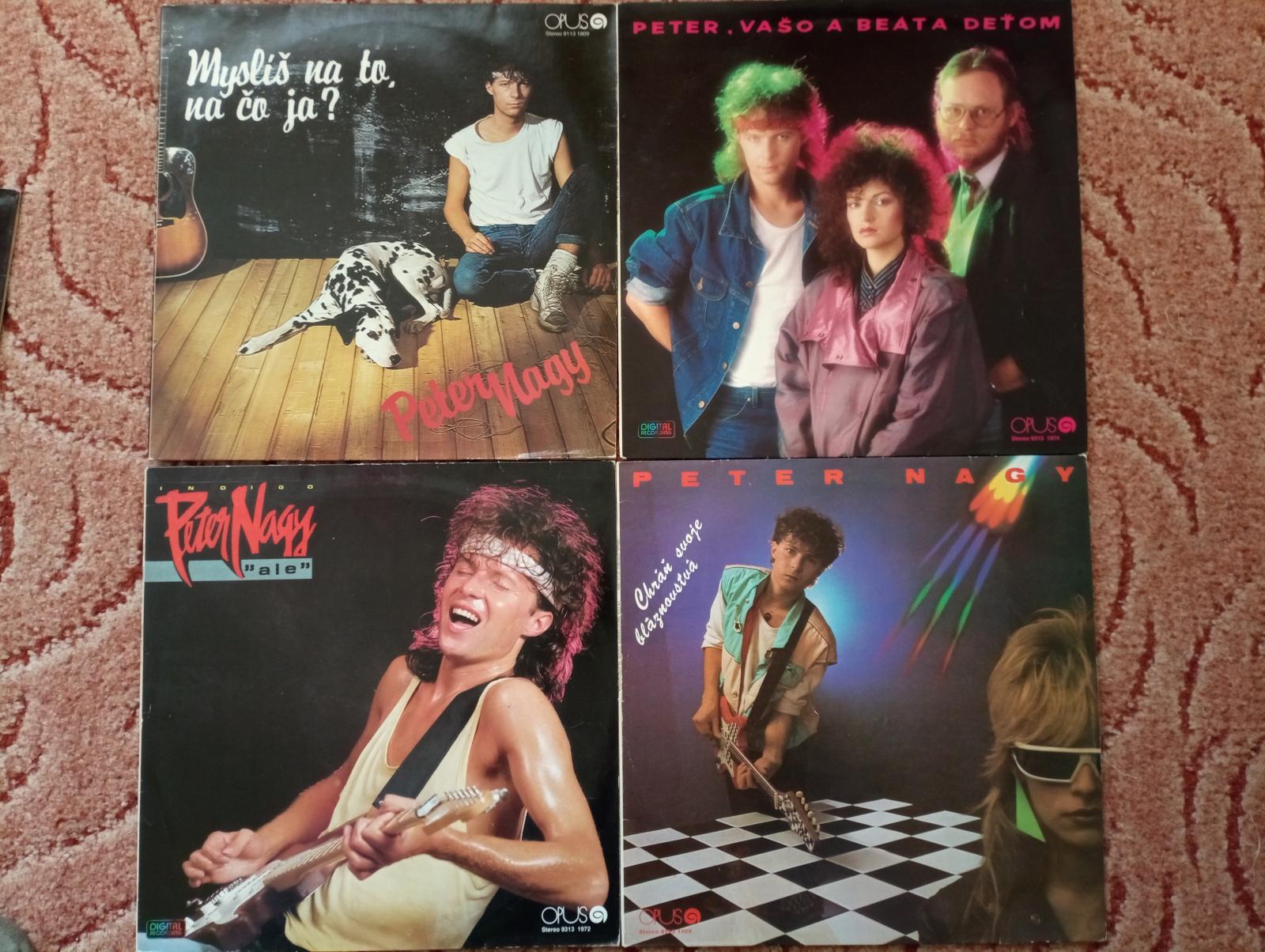 4x LP Peter Nagy 1984 - 1987 - Hudba