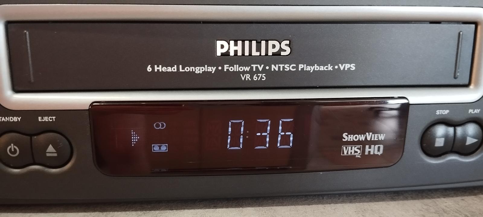 Video Philips VR 675/58 - TV, audio, video