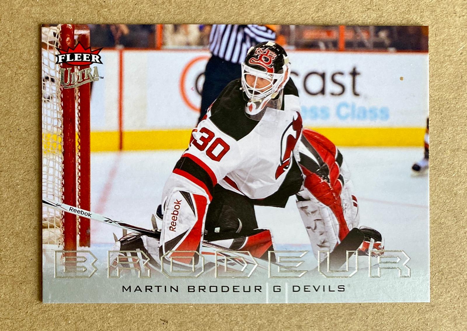 Martin Brodeur - 2009-10 Fleer Ultra - Hokejové karty
