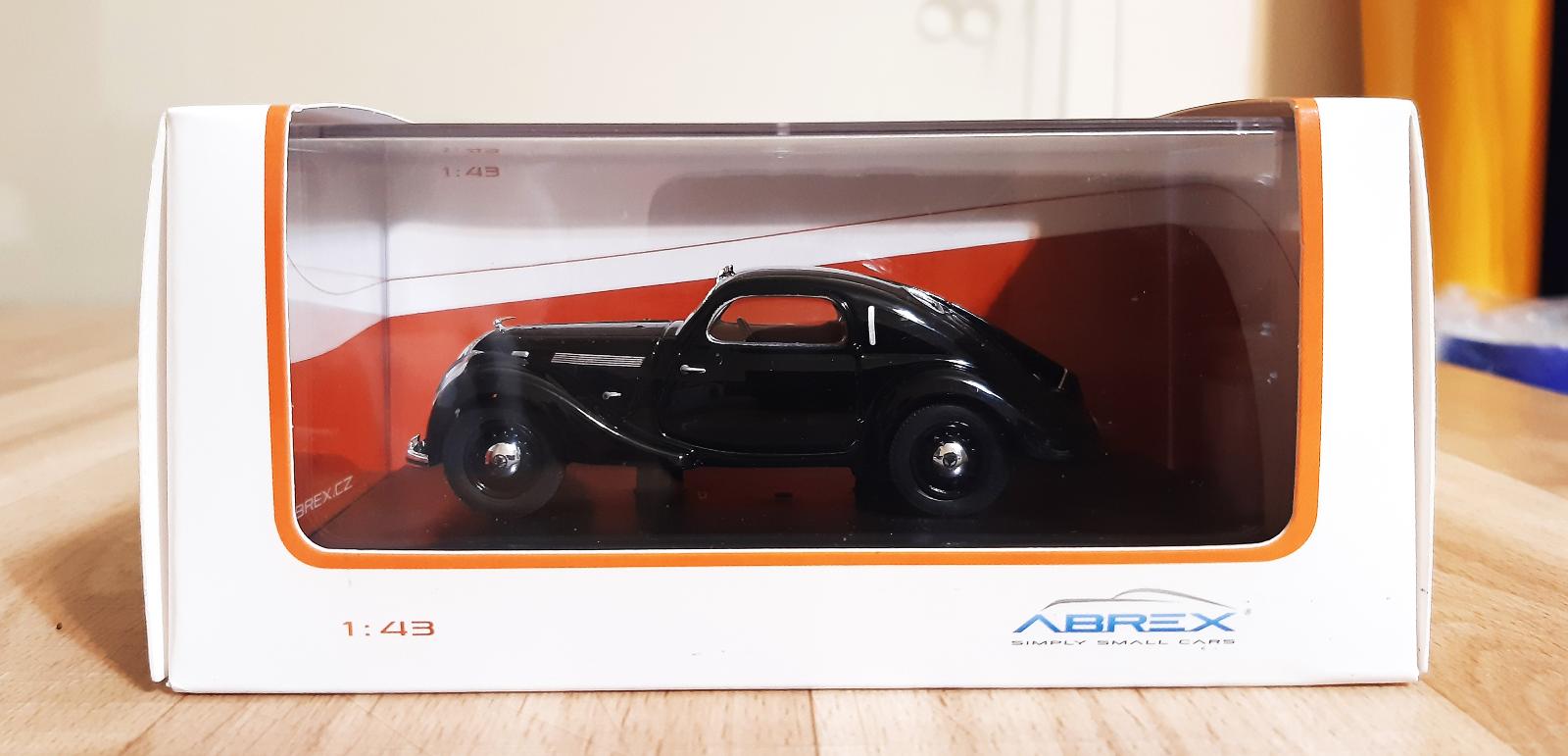 Abrex 1:43 Škoda Popular Šport Monte Carlo čierna - Modely automobilov