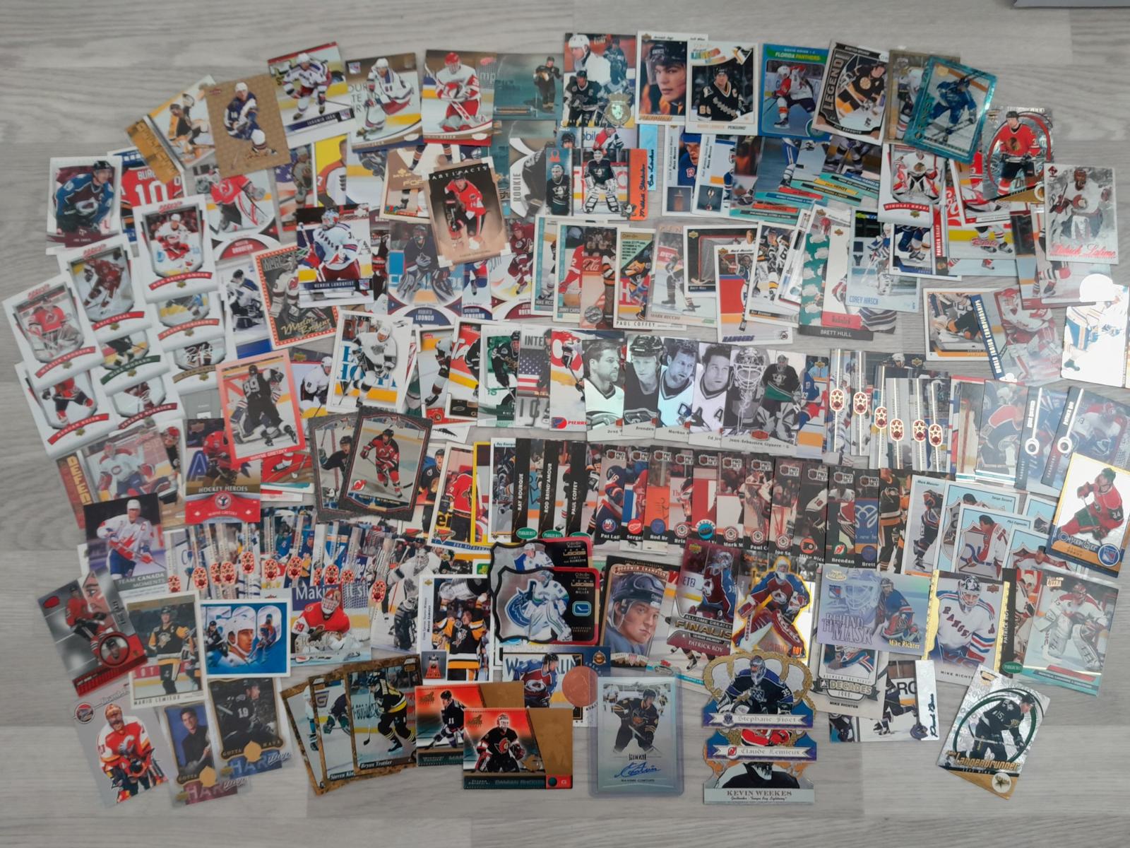 LOT 450 kariet NHL Jágr, Hašek, Lemieux, Gretzky, Roy, a pod. - Hokejové karty