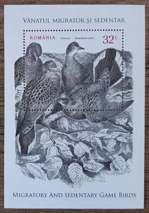 Rumunsko ** aršík Bl918 vtáky, r.2022 (EN169) - Tematické známky