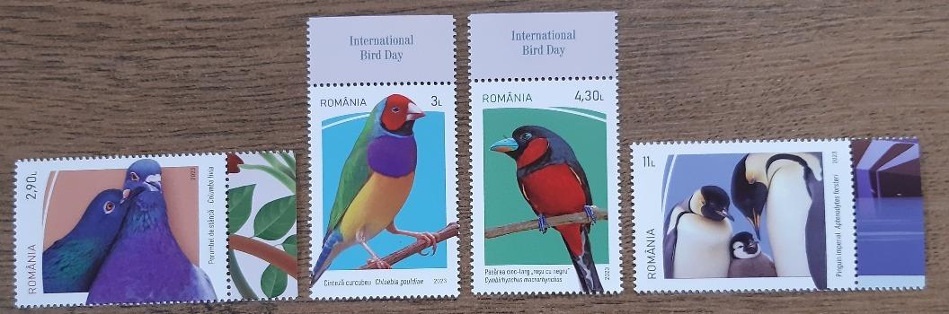 Rumunsko ** medzinárodný deň vtáctva, r.2023 (EN217) - Tematické známky