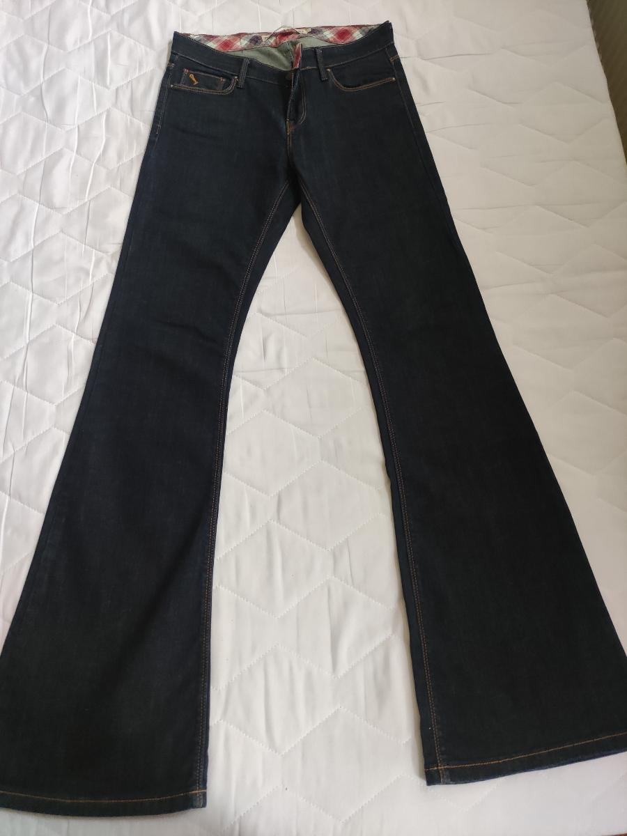Luxusné zvonové jeansy značky ZARA veľ. 38 - Dámske oblečenie