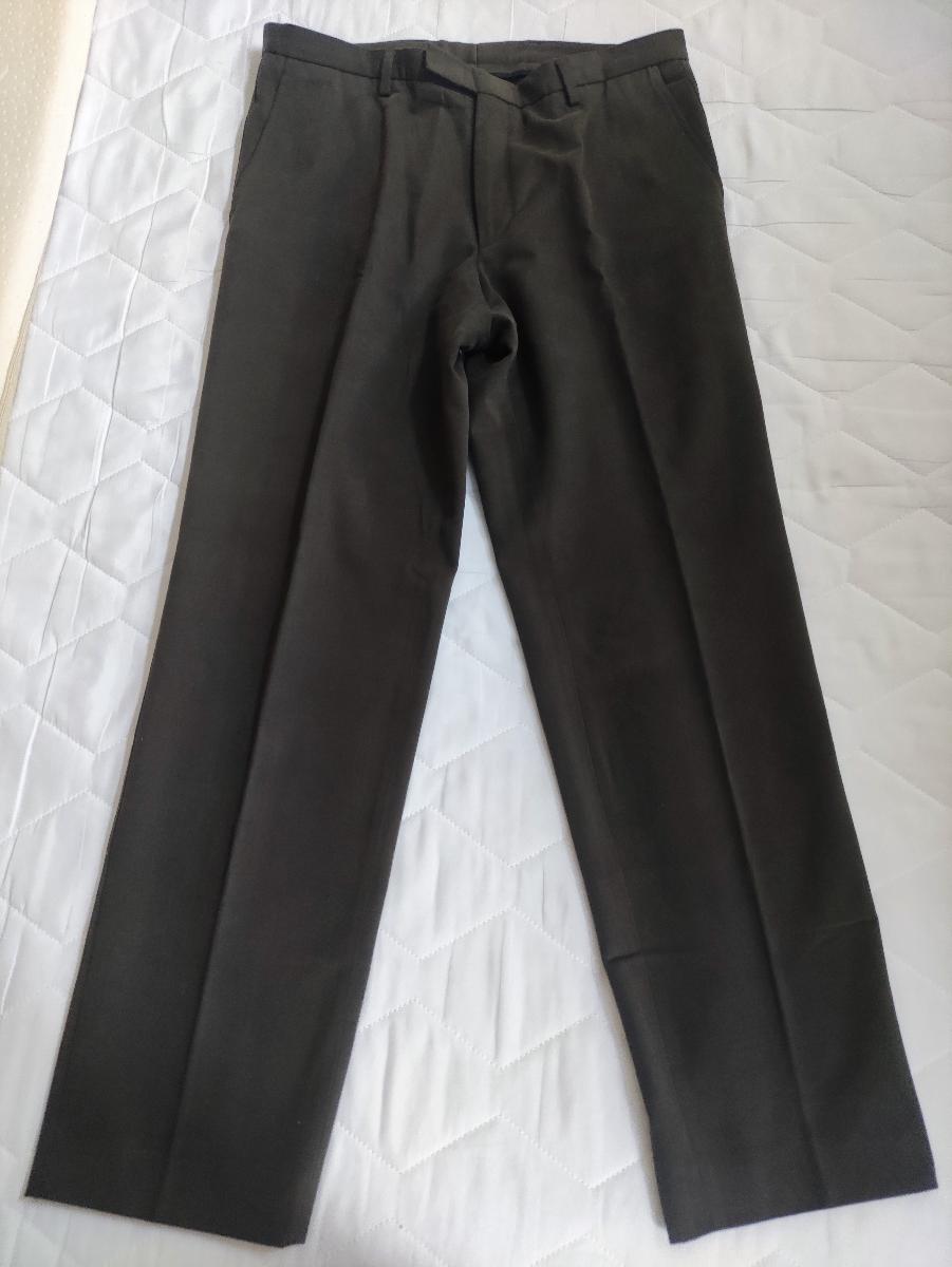 Pánske nohavice hnedé HUGO BOSS veľ. 52 L - Pánske oblečenie
