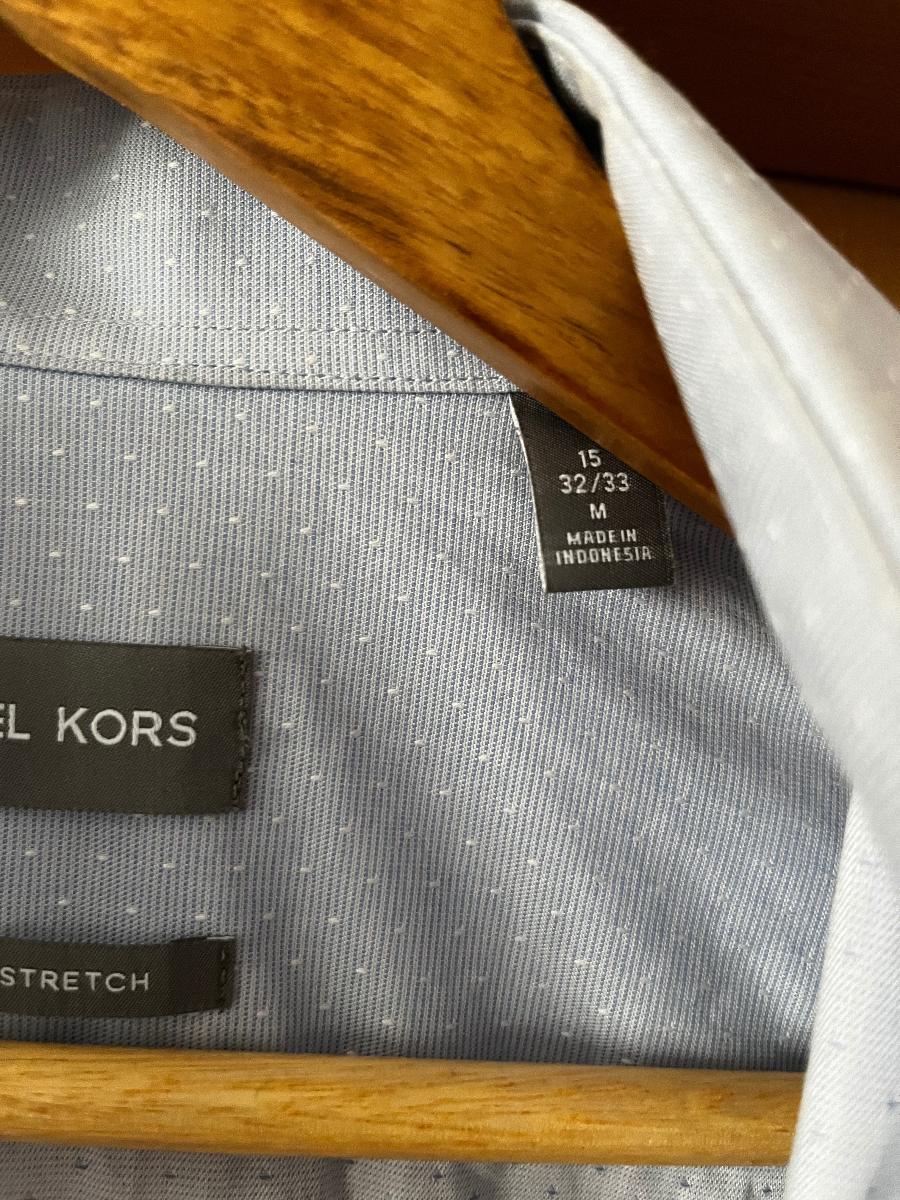 Pánska košeľa Michael Kors slim fit veľ. M z USA - Oblečenie, obuv a doplnky
