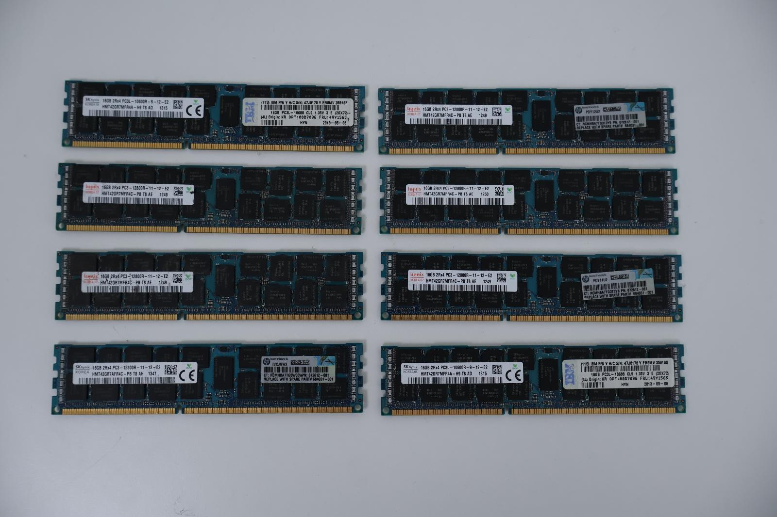 8ks 16GB DDR3 ECC RAM, faktura [P2] - Počítače a hry