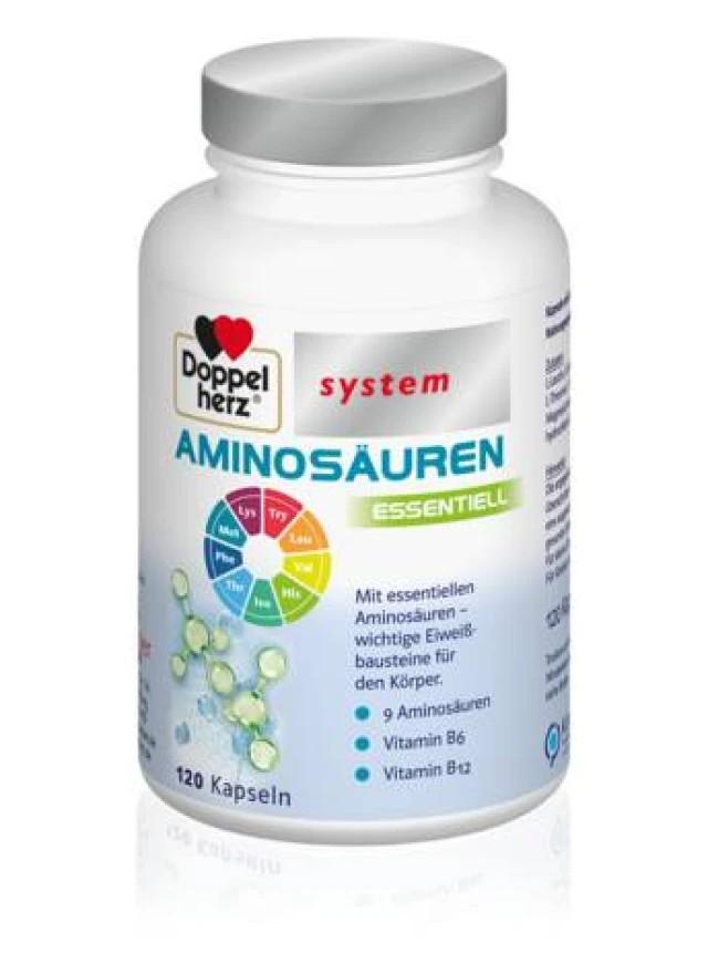 Doppelherz - Aminokyseliny, Podpora svalov a metabolizmu, 120 kapsúl - Lekáreň a zdravie